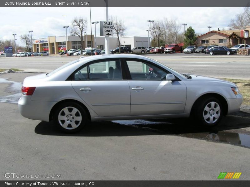 Bright Silver / Gray 2008 Hyundai Sonata GLS