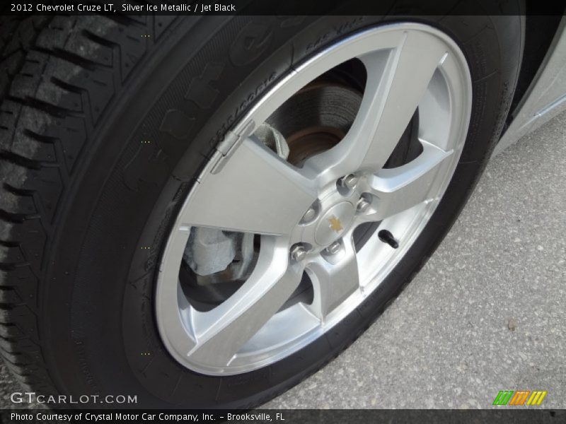 Silver Ice Metallic / Jet Black 2012 Chevrolet Cruze LT