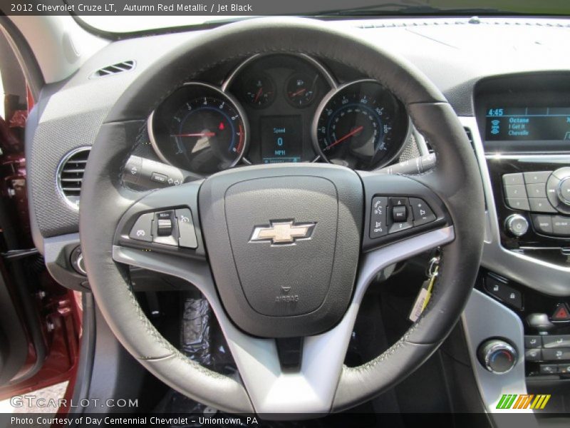 Autumn Red Metallic / Jet Black 2012 Chevrolet Cruze LT