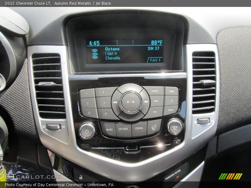 Autumn Red Metallic / Jet Black 2012 Chevrolet Cruze LT