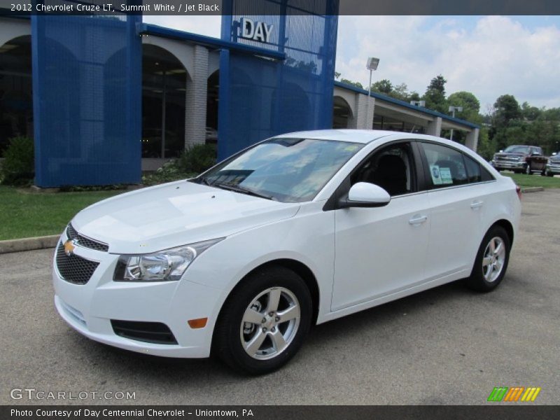 Summit White / Jet Black 2012 Chevrolet Cruze LT
