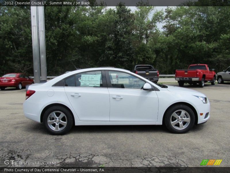 Summit White / Jet Black 2012 Chevrolet Cruze LT