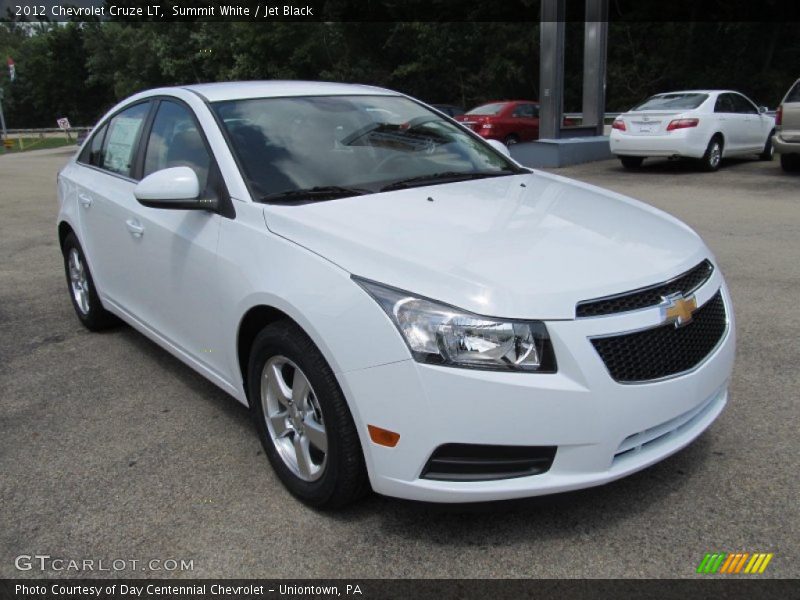 Summit White / Jet Black 2012 Chevrolet Cruze LT