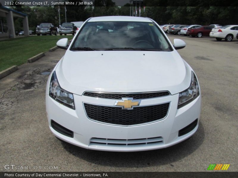 Summit White / Jet Black 2012 Chevrolet Cruze LT