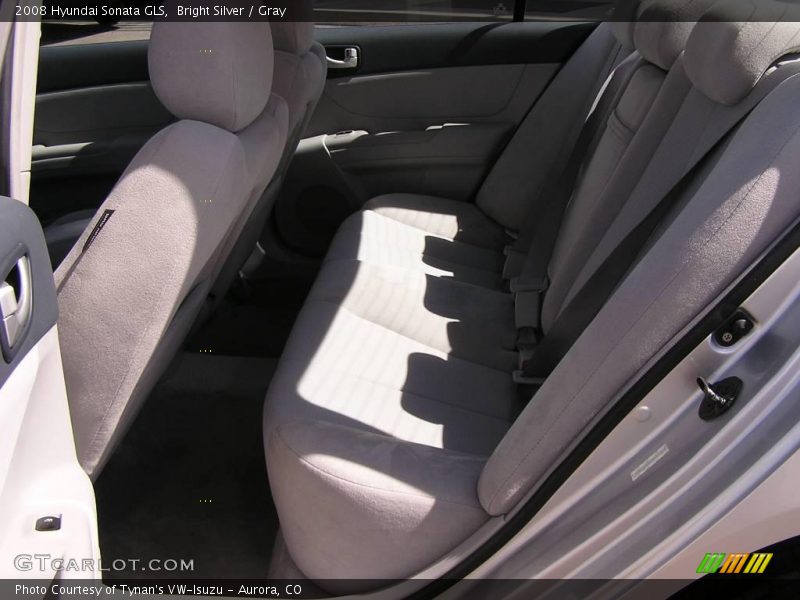 Bright Silver / Gray 2008 Hyundai Sonata GLS