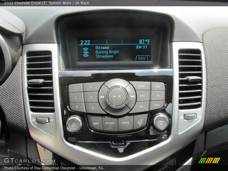 Summit White / Jet Black 2012 Chevrolet Cruze LT