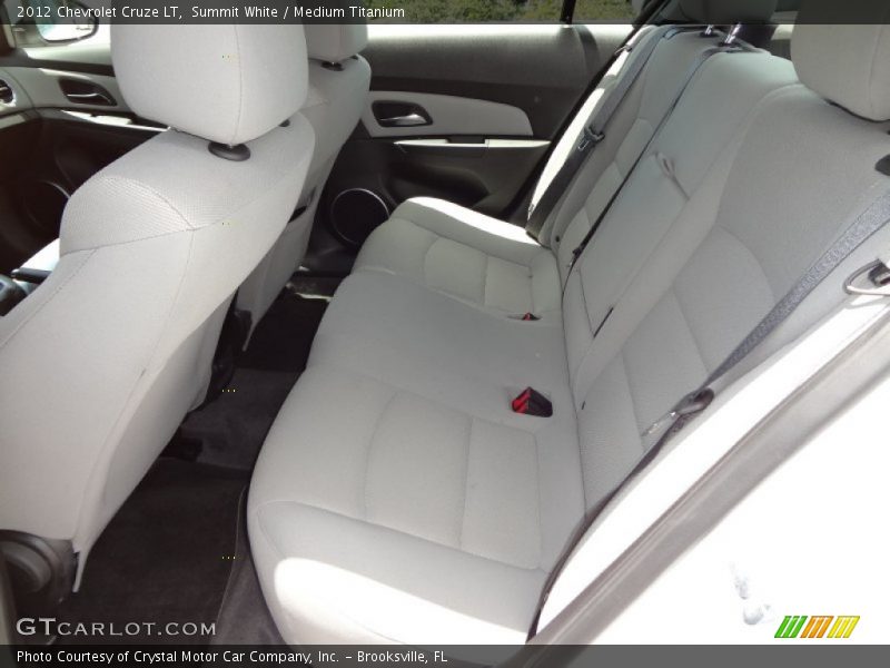 Summit White / Medium Titanium 2012 Chevrolet Cruze LT