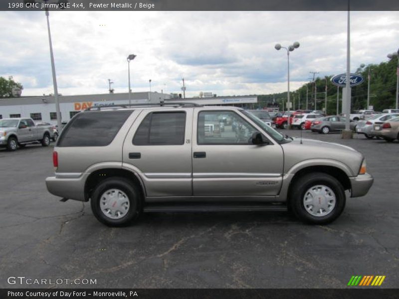 Pewter Metallic / Beige 1998 GMC Jimmy SLE 4x4
