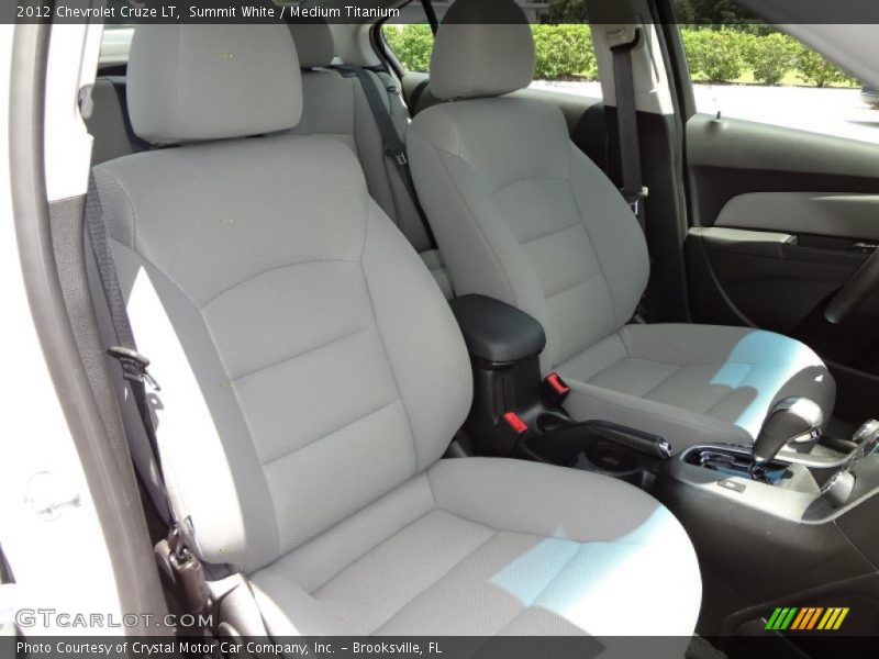 Summit White / Medium Titanium 2012 Chevrolet Cruze LT
