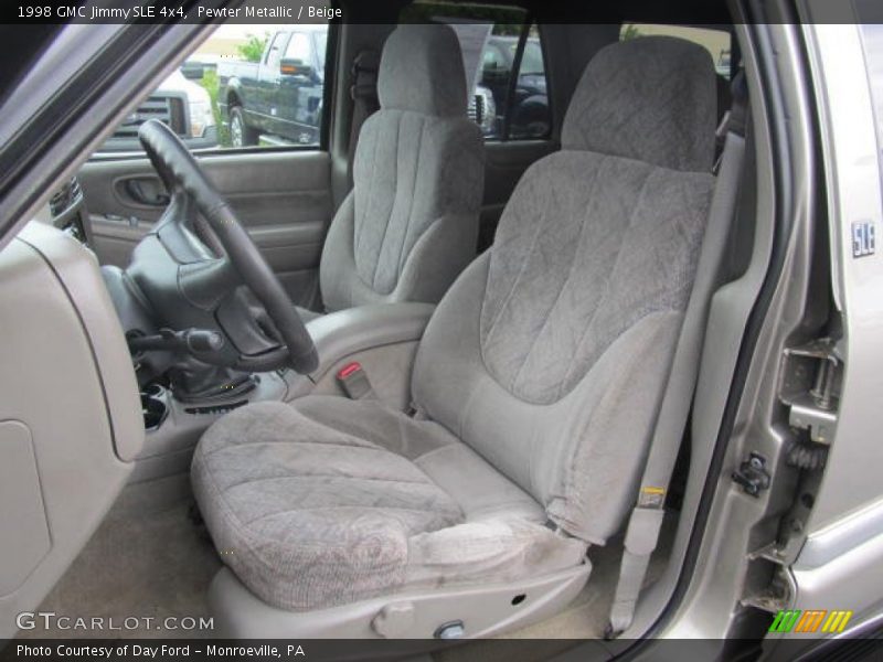 Front Seat of 1998 Jimmy SLE 4x4