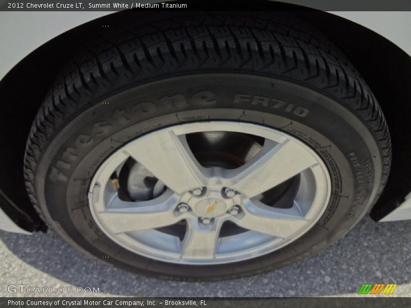 Summit White / Medium Titanium 2012 Chevrolet Cruze LT