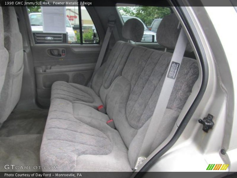 Rear Seat of 1998 Jimmy SLE 4x4