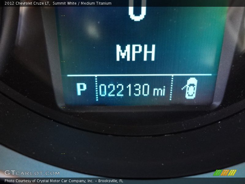 Summit White / Medium Titanium 2012 Chevrolet Cruze LT