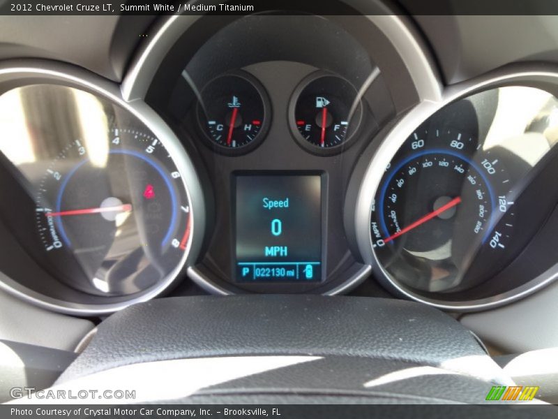 Summit White / Medium Titanium 2012 Chevrolet Cruze LT