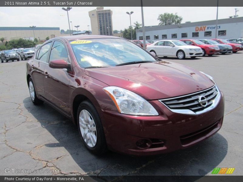 Tuscan Sun / Charcoal 2011 Nissan Altima 2.5 S