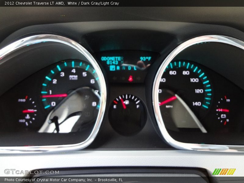  2012 Traverse LT AWD LT AWD Gauges