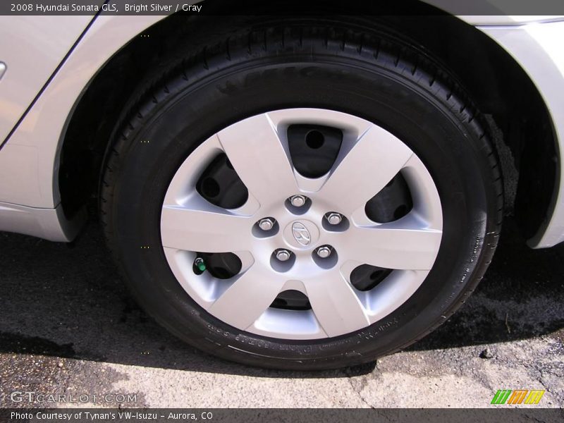 Bright Silver / Gray 2008 Hyundai Sonata GLS