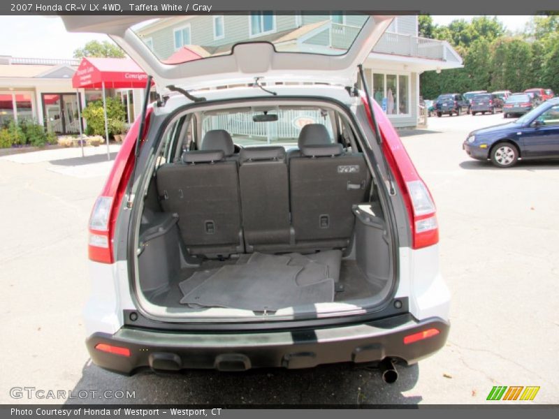 Taffeta White / Gray 2007 Honda CR-V LX 4WD