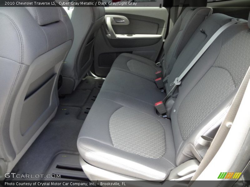 Cyber Gray Metallic / Dark Gray/Light Gray 2010 Chevrolet Traverse LS