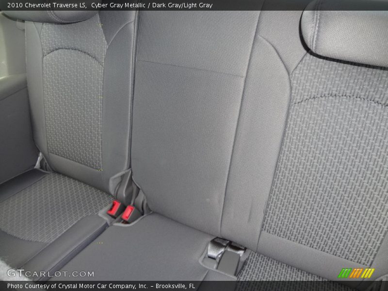 Cyber Gray Metallic / Dark Gray/Light Gray 2010 Chevrolet Traverse LS