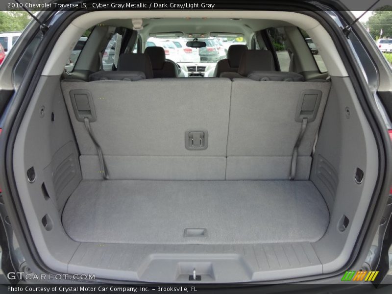 Cyber Gray Metallic / Dark Gray/Light Gray 2010 Chevrolet Traverse LS