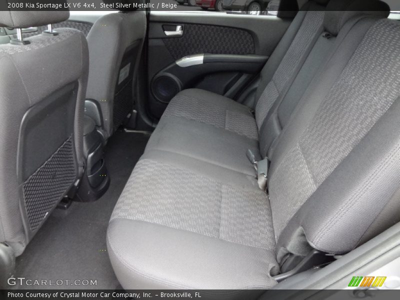 Rear Seat of 2008 Sportage LX V6 4x4