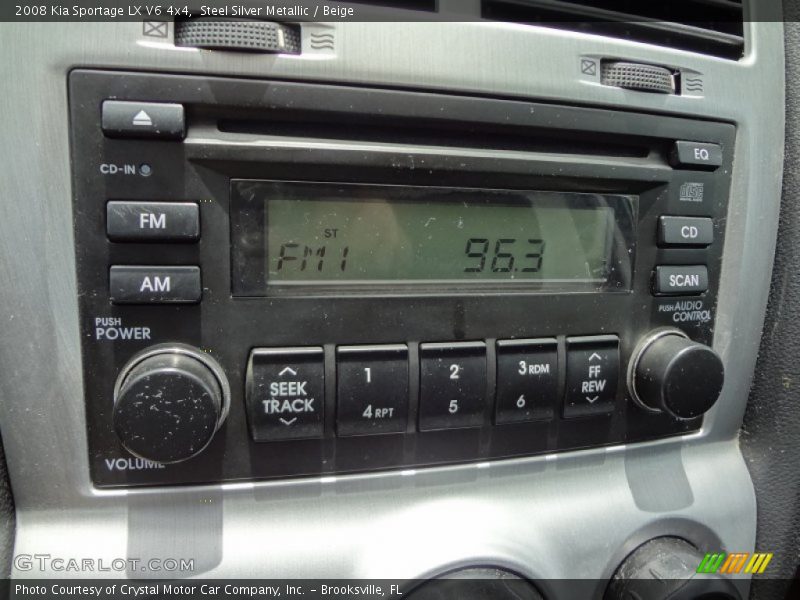 Audio System of 2008 Sportage LX V6 4x4