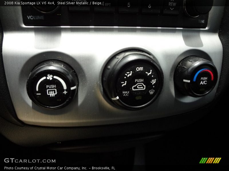 Controls of 2008 Sportage LX V6 4x4