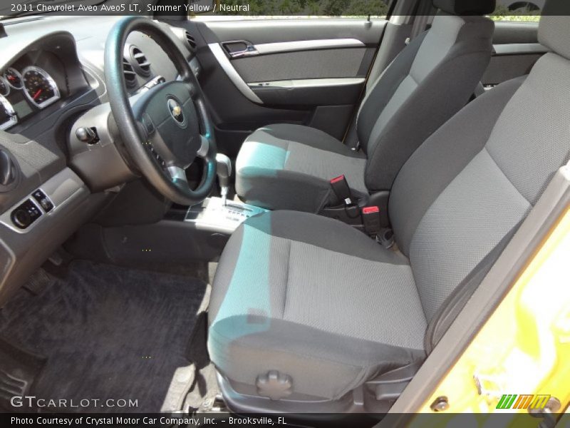 Summer Yellow / Neutral 2011 Chevrolet Aveo Aveo5 LT