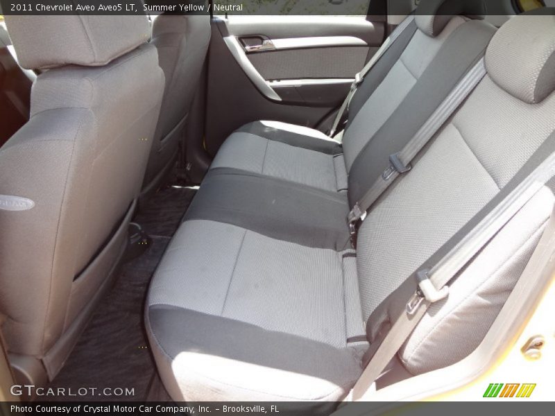 Summer Yellow / Neutral 2011 Chevrolet Aveo Aveo5 LT