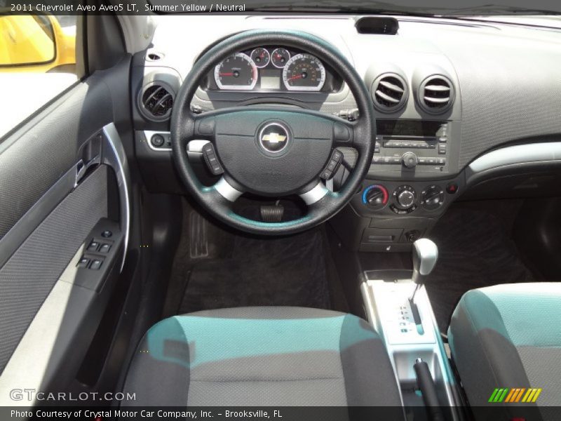Summer Yellow / Neutral 2011 Chevrolet Aveo Aveo5 LT