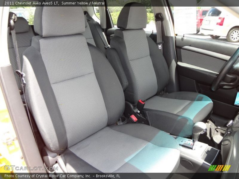 Summer Yellow / Neutral 2011 Chevrolet Aveo Aveo5 LT