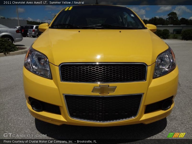 Summer Yellow / Neutral 2011 Chevrolet Aveo Aveo5 LT