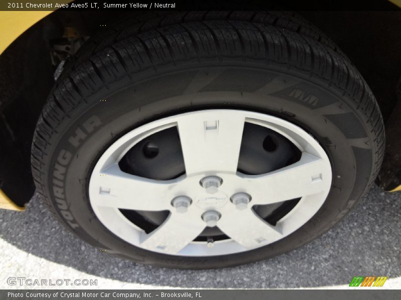 Summer Yellow / Neutral 2011 Chevrolet Aveo Aveo5 LT