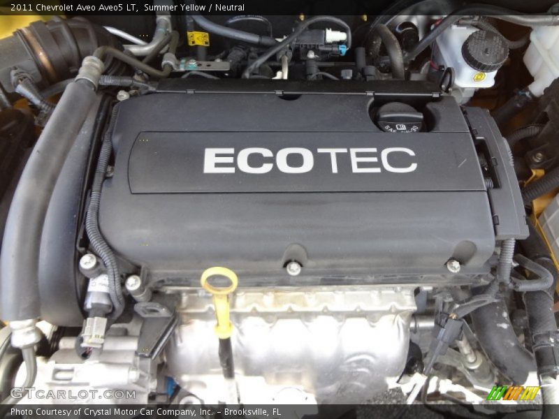 Summer Yellow / Neutral 2011 Chevrolet Aveo Aveo5 LT
