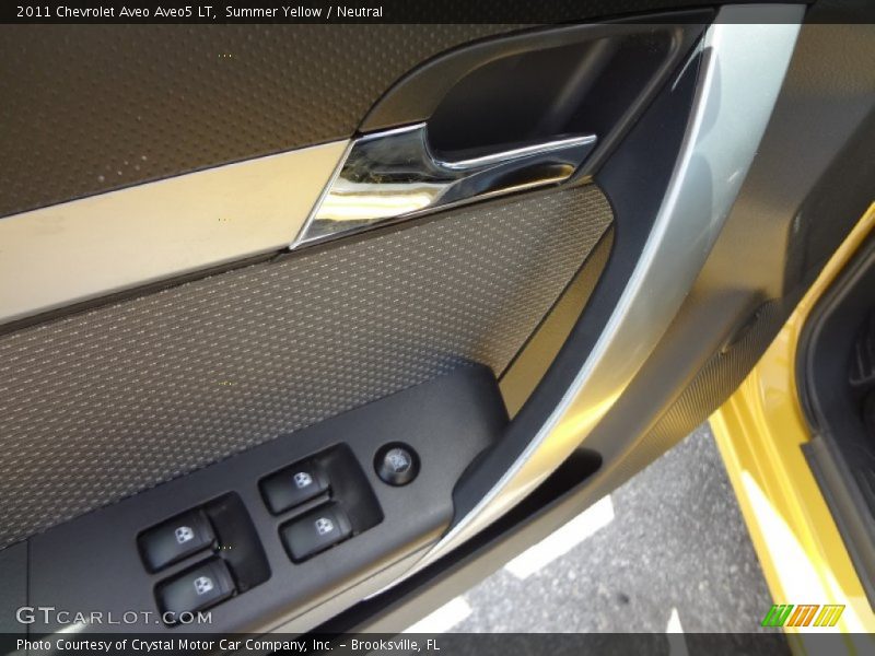 Summer Yellow / Neutral 2011 Chevrolet Aveo Aveo5 LT