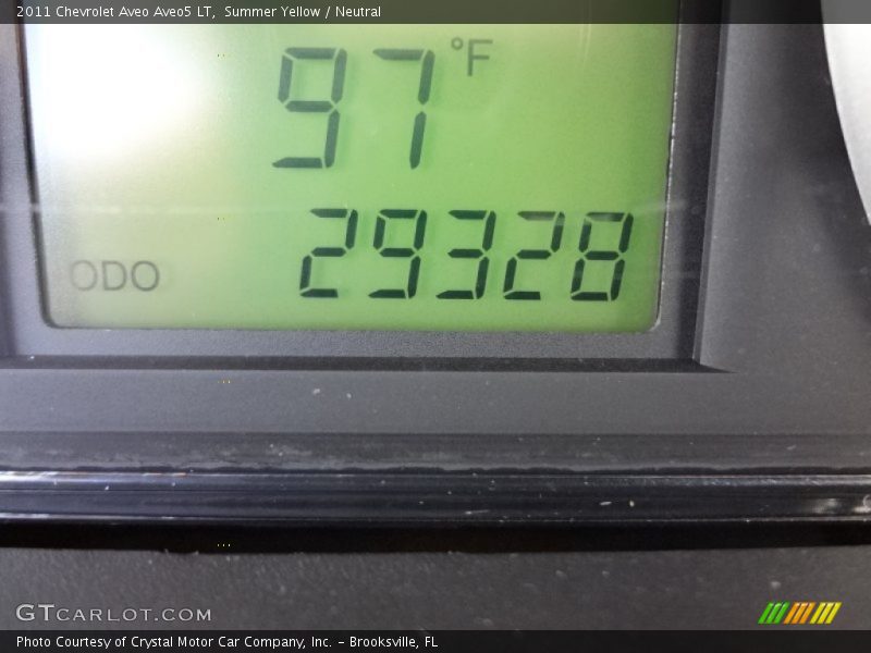 Summer Yellow / Neutral 2011 Chevrolet Aveo Aveo5 LT