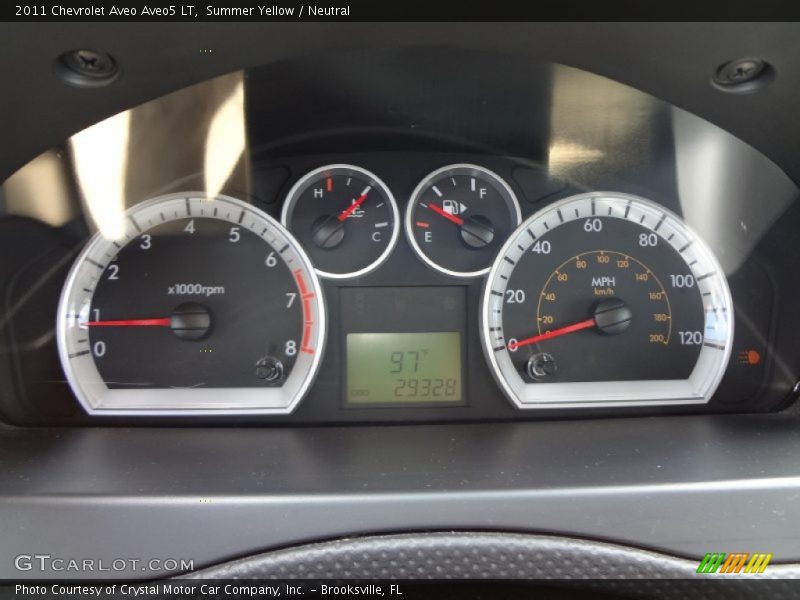 Summer Yellow / Neutral 2011 Chevrolet Aveo Aveo5 LT