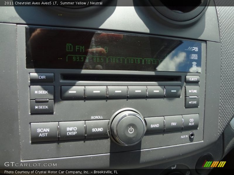 Summer Yellow / Neutral 2011 Chevrolet Aveo Aveo5 LT