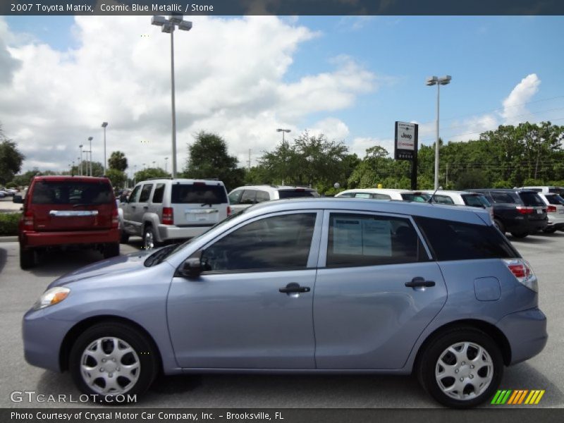 Cosmic Blue Metallic / Stone 2007 Toyota Matrix