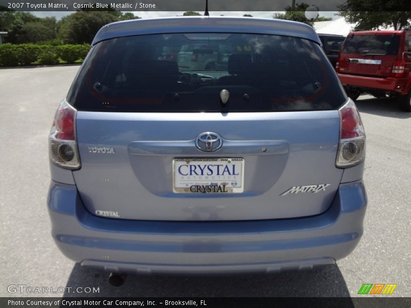 Cosmic Blue Metallic / Stone 2007 Toyota Matrix
