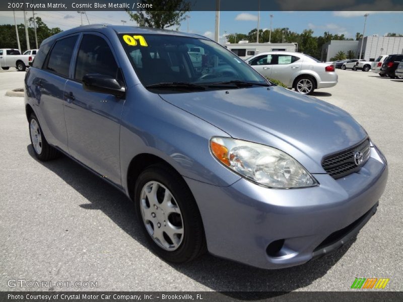 Cosmic Blue Metallic / Stone 2007 Toyota Matrix