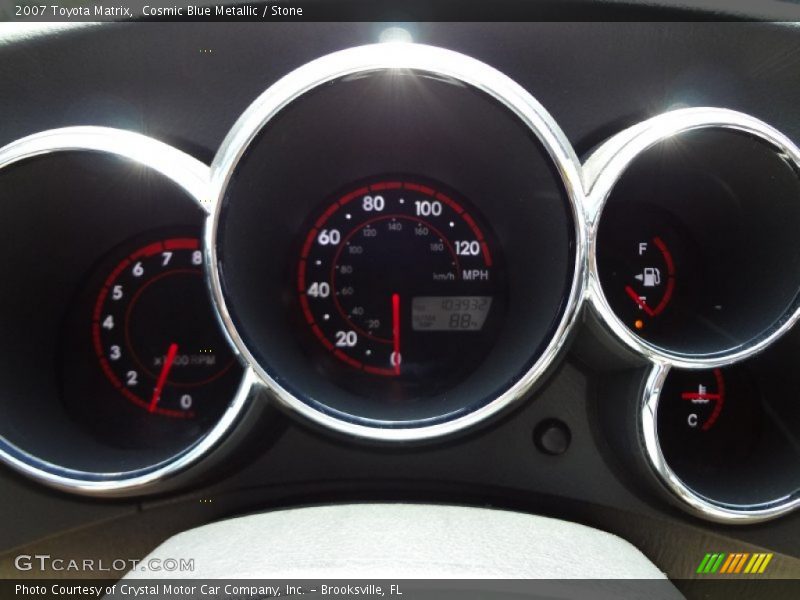 Cosmic Blue Metallic / Stone 2007 Toyota Matrix