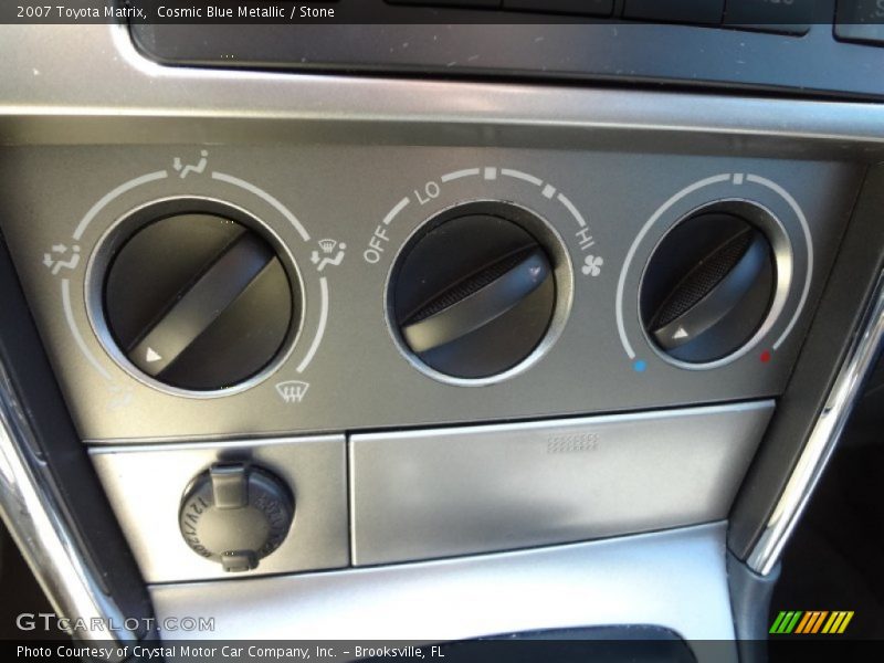 Cosmic Blue Metallic / Stone 2007 Toyota Matrix
