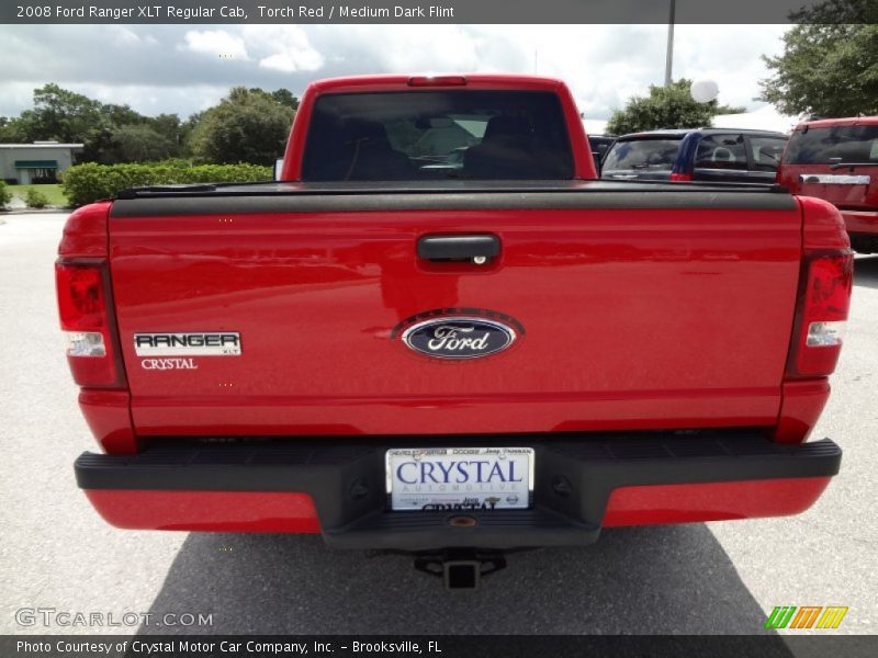 Torch Red / Medium Dark Flint 2008 Ford Ranger XLT Regular Cab