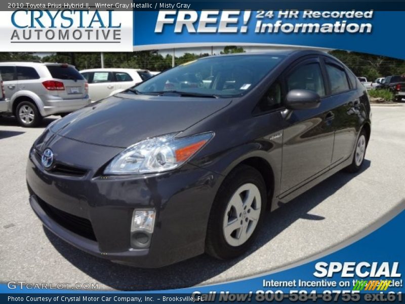 Winter Gray Metallic / Misty Gray 2010 Toyota Prius Hybrid II
