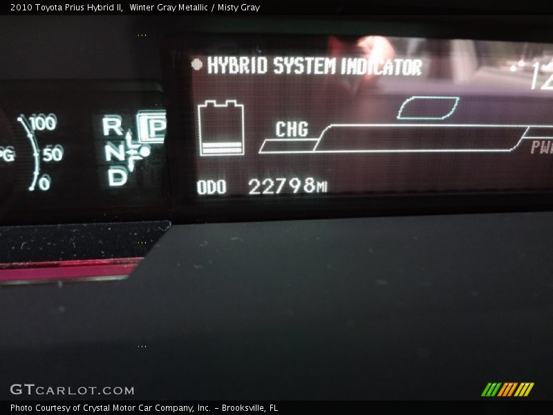Winter Gray Metallic / Misty Gray 2010 Toyota Prius Hybrid II