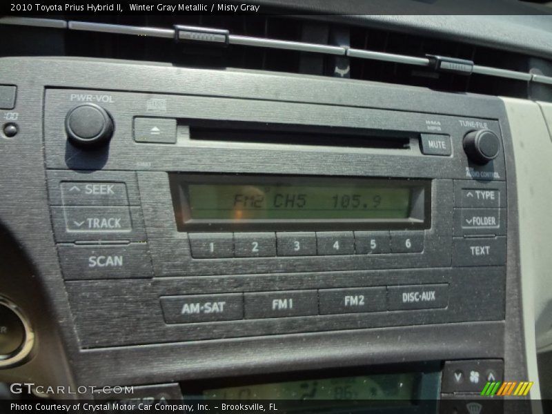 Audio System of 2010 Prius Hybrid II
