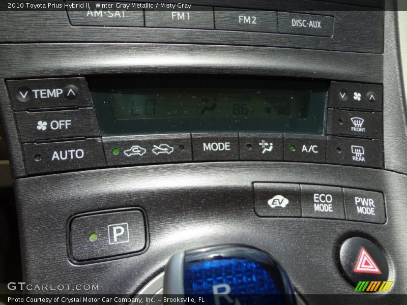 Controls of 2010 Prius Hybrid II