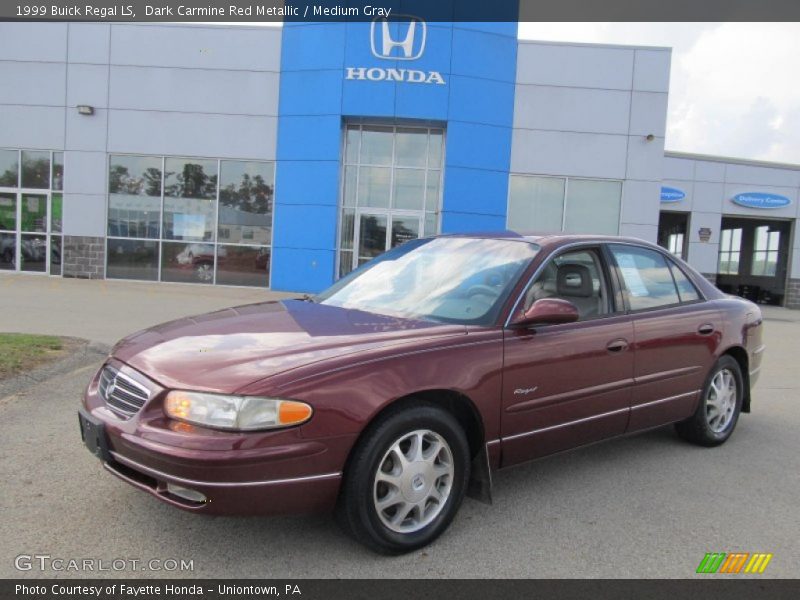 Dark Carmine Red Metallic / Medium Gray 1999 Buick Regal LS